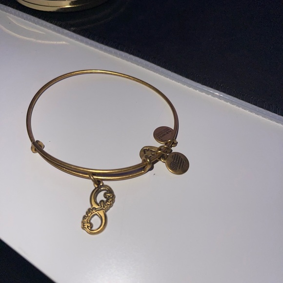 Alex & Ani Bracelet Set of 6 Bangles with Charms